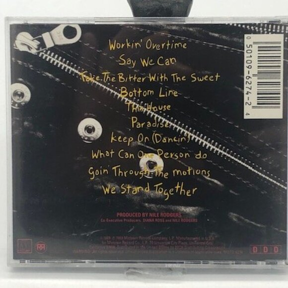Diana Ross – Workin’ Overtime CD (1989, Motown Records, Pop/Funk/Soul) - Picture 2 of 3